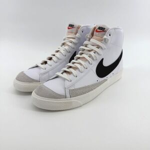 Nike Blazer Mid 77 Vintage White Black Mens 12 Womens 13.5 BQ6806-100 High Top